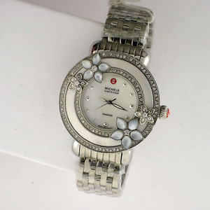 Michele Collete Mother of Pearl Dial Stainless Steel Ladies Watch MWW20A000001