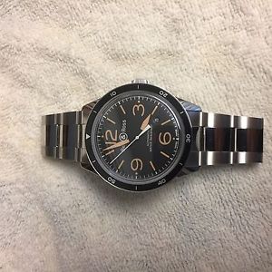 Bell & Ross BR 123 Vintage BRV 123 Sport Heritage Bracelet Wrist Watch for Men