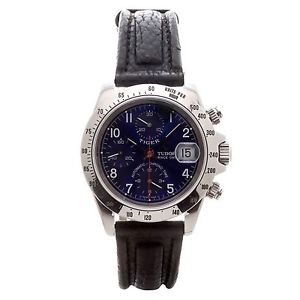TUDOR PRINCE DATE 79280-P AUTOMATIC MENS WATCH TIGER EDITION CHRONOGRAPH 40MM