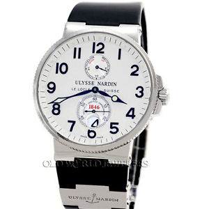 Ulysse Nardin Maxi Marine Chronometer 1846 Stainless Steel Ref 263-66 Box Papers