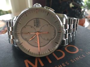 NEW! (w/o Tags - IOB)  MIDO Baroncelli MEN'S CHRONO/ETA 7750/VALJOUX/25 JEWELS!