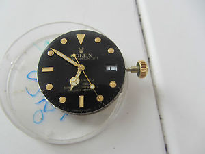 Rare Rolex Submariner 16613 Dial Hands And Movement Cal.3135 Complete and Works!
