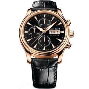 LOUIS ERARD MEN'S HERITAGE 40.3MM LEATHER BAND AUTOMATIC WATCH 78259PR12.BRC02