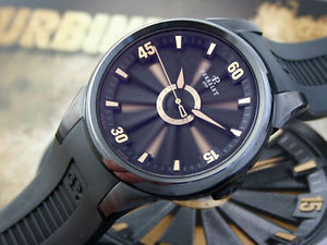 Perrelet Turbine "Playing with Fire" Double Rotor Black DLC Steel Watch