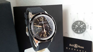 BELL & ROSS Heritage Chronograph BR 126 aus 2/2016, Full Set in Bestzustand