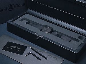 BELL & ROSS AVIATION Watch BR03-92 PHANTOM MILITARY Used Black W/Box