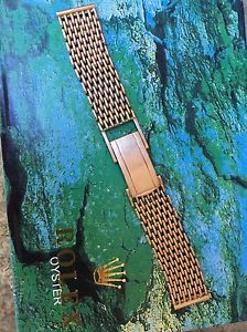 Bracelet  De Montre Mesh  En Or 18 K   ,43 Grammes