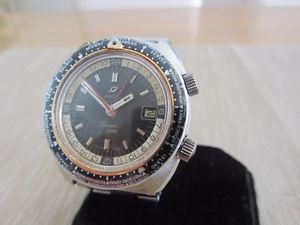 Rare Enicar Sherpa Guide GMT with original steel band