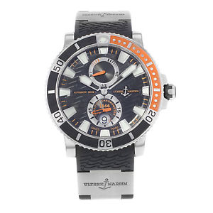 AUCTION Ulysse Nardin Maxi Marine Diver 263-90/92 SS & Titanium Automatic Watch