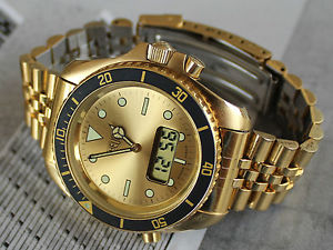 VINTAGE 984.424 HEUER ANA DIGI JUMBO DIVER ESA 900.231 RALLY AUTAVIA SCUBA SEA