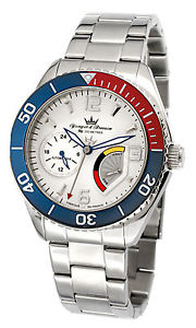 Yonger & Bresson Men's YBH 8320-10 M Automatic Luminous Stainless Steel Watch