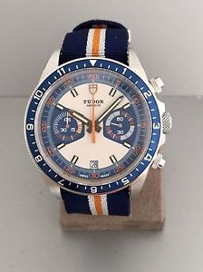 Tudor Heritage Chronograph Blue Automatic Men's Watch 70330B 42 mm