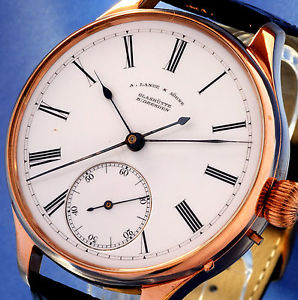 A.LANGE & SOHNE GLASHUTTE DRESDEN SECONDE MORTE INDEPENDENT JUMP SECOND - 1882