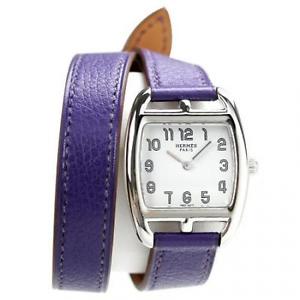 New HERMES CT1.210.130 / WW9K1 Cape Cod Tonneau Double-winding Ladies Watch,AS