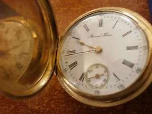 Gold pocket watch MERMOD FRERES.