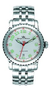 Yonger and Bresson Men's YBH 8301K-02 M Automatic Stainless Steel Wristwatch