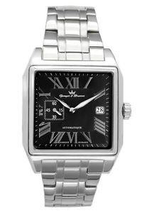 Yonger & Bresson Men's YBH 8336-01 M Montfort  Automatic Luminous Steel Watch