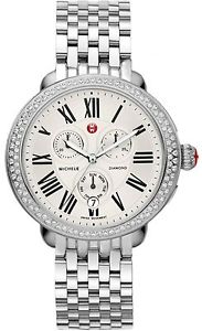Michele MWW21A000001 New Ladies Serein 100 Diamonds Sapphire Crystal Watch