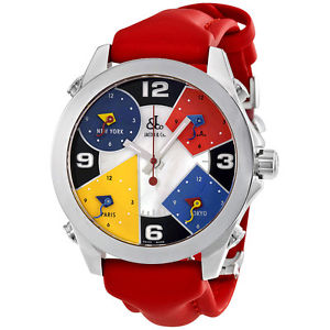 Jacob and Co. Five Time Zones Mother of Pearl Multi-Color Dial Mens Watch JCM-4