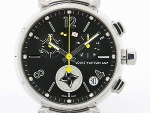 LOUIS VUITTON Tambour Lovely Cup Diamond Steel Quartz Watch Q11BK (BF073556)