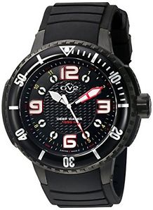 Gv2 By Gevril Mens 8900 Termoclino Analog Display Quartz Black Watch