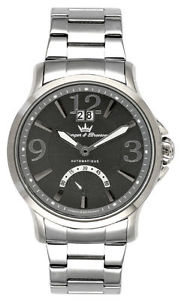 Yonger & Bresson Men's YBH 8323-19 M Automatic Grey Dial Stainless Steel Watch