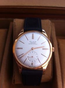 VINTAGE FLICA PRIMA ANCRE IS RUBIS 18K GOLD SWISS MADE