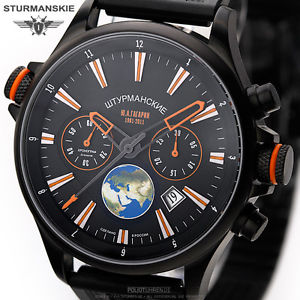 STURMANSKIE 3133/1394545 Russian Chronographe 3133 Yuri Gagarine 1961-2011