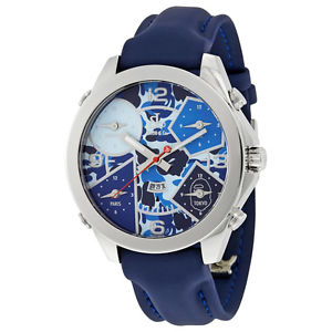 Jacob and Co. Five Time Zone Blue Camouflage Dial Mens Watch JC-8