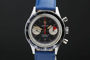 Vintage Croton Chronomaster Aviator Sea Diver Chronograph Watch Vintage Serviced