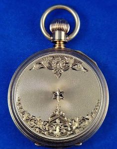 Antique Audemars Piguet Geneva 18k Solid Gold Pocket Watch A. Frankfield & Co NY