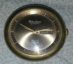 VINTAGE LUCIEN PICCARD AUTOMATIC SEA SHARK GOLD WATCH VERY RARE