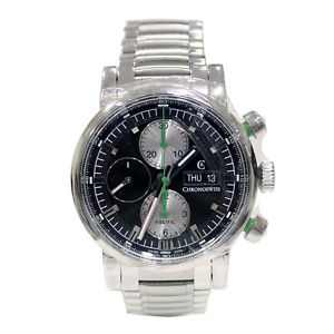 *jcr_m* CHRONOSWISS PACIFIC CHRONOGRAPH CH 7585 B STAINLESS STEEL *100% NEW*