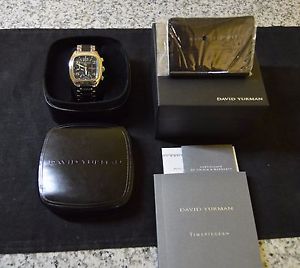 David Yurman Watch T305-CST B-12025 With Box and Papers