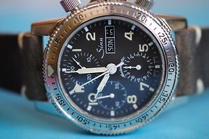 Anciennement Sinn Chronographe Calibre 7750 objet rare en Collection