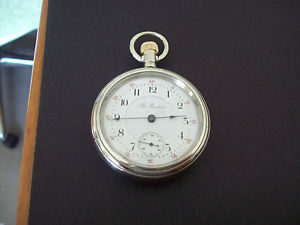 Scarce 18s US Watch Co " The President " Tu-Tone RR Grade Pocket Watch