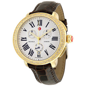 Michele Serein Chronograph Silver Dial Ladies Watch MWW21A000012