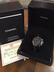 BRAND NEW Chanel J12 Chronograph Ceramic Automatic Watch 41mm H0940