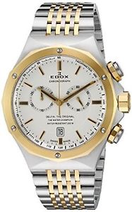 Edox Men's 10108 357J AID Delfin Analog Display Swiss Quartz Two Tone Watch