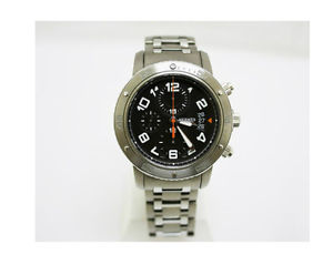 Pre-Owned Hermes Clipper Diver Chrono TI/SS Brown Men's Auto Watch CP2.941, MR