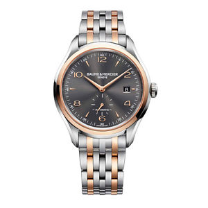 NEW Baume et Mercier Clifton Two-Tone Swiss Automatic Men's Watch 10210