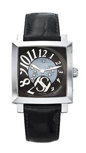 Saint Honore Women's 863017 1YND Orsay Rectangular MOP Leather Diamond Watch