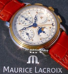 Maurice Lacroix - MASTERPIECE - Chronograph mit VOLLKALENDER und MONDPHASE