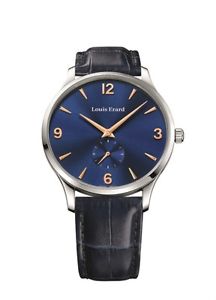 Louis Erard Men's 47217AA15.BEP03 1931 Blue Dial Blue Leather Wristwatch