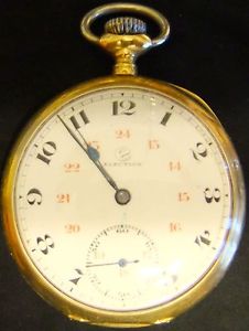 Antique ELECTION 18K Gold Gentleman's Pocket Watch, Original Box