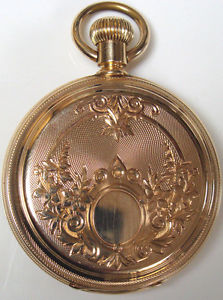 18s Waltham P.S. Bartlett Model 1877 Pocket Watch - Solid 14k Rose Gold Hunter