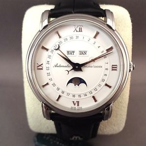 Maurice Lacroix Master Piece 38mm Quantième Phases De Lune 37757 Men's Watch/B&P