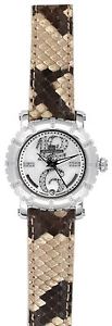 Yonger & Bresson Women's YBD 8302N-10 Automatic Diamonds Brown Snakeskin Watch