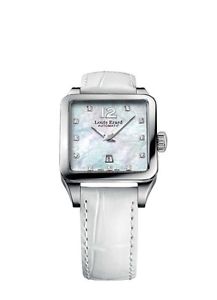 Louis Erard Women's 20700AA14.BAV10 Emotion Diamond MOP  Leather Watch BOGO FREE