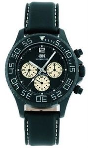 3H Women's CH4AV Tintangraph Automatic Black PVD Chronograph Watch BOGO FREE